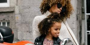mom and daughter