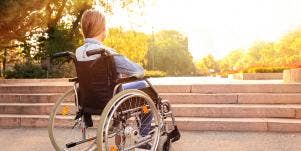 woman in wheelchair