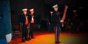 The annual reading of General Lejeune’s Birthday message.