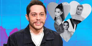 Pete Davidson, Ariana Grande, Kim Kardashian, Emily Ratajkowski