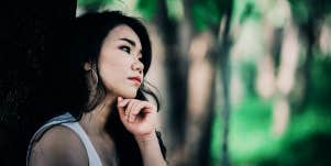 woman thinking