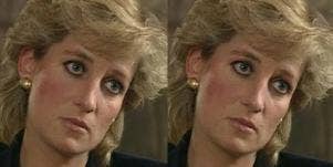 Princess Diana's sanpaku eyes