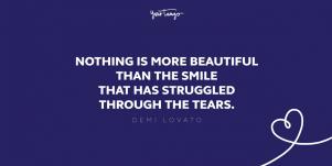 demi lovato quote about struggle