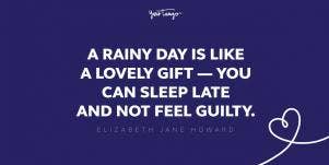 Elizabeth Jane Howard rainy day quote