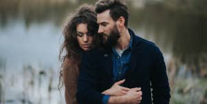 couple hugging