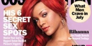 Rihanna Cosmo cover july 2011