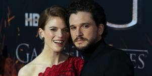 Rose Leslie and Kit Harington