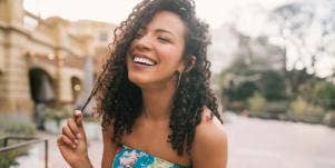 smiling woman