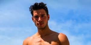 attractive shirtless man