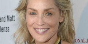 Sharon Stone up close