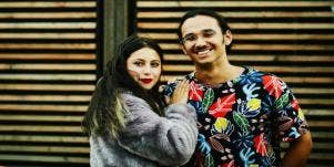 smiling couple