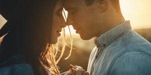 couple embracing