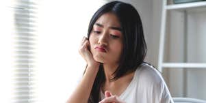woman worrying