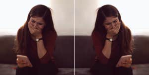 depressed woman