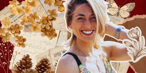woman smiling