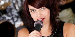 woman singing