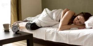 sleeping in