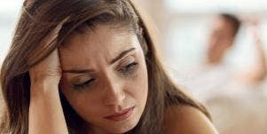woman crying