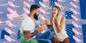 couple with true love synastry aspects