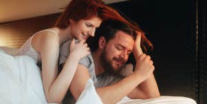 couple in bed together