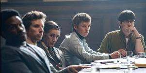scene from "The Trial Of The Chicago 7"