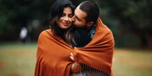 couple in blanket