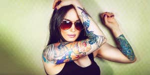woman in sunglasses
