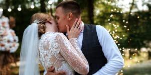 couple dancing at their wedding