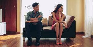 couple sitting on couch