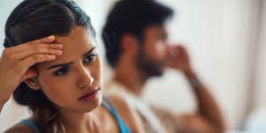 woman confused thinking about divorce