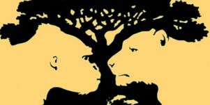 visual personality test gorilla, lion, tree, fish