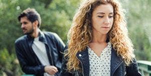 woman walking away from walking away from emotionally unavailable man