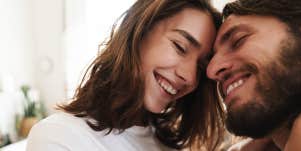 smiling couple