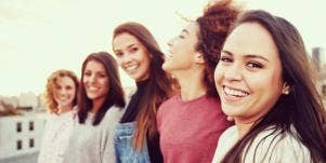 women showing different types of emotions