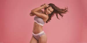 woman in lingerie