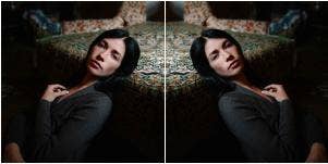 depressed and indifferent woman