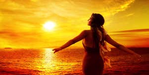 woman by the water