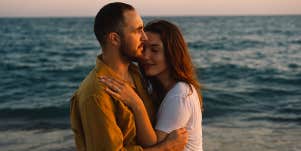 couple on the beach