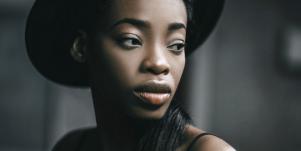 woman looking sad