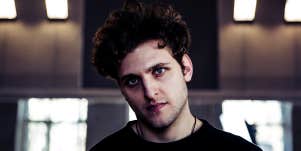 man staring