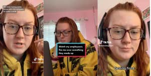 woman calls out sick gets fired tiktok