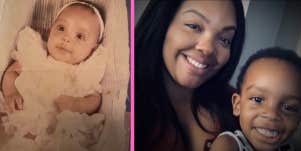 woman, abandoned at birth 