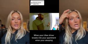 Uber driver break-in TikTok