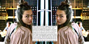 woman shames frumpy moms at school pickup line