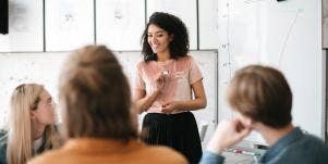 woman leader in the boardroom