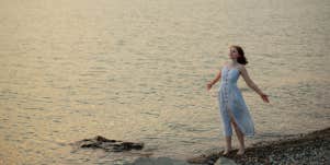 woman outside