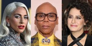lady gaga, rupaul, and ilana glazer