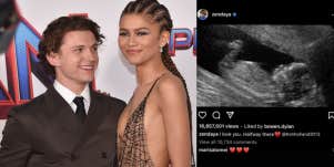 Tom Holland, Zendaya, Instagram ultrasound