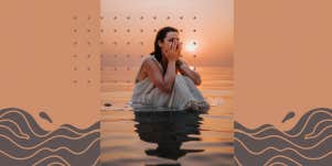 woman in the water