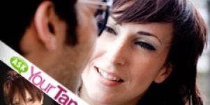 woman looking at man